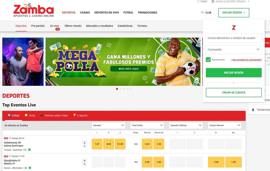 Cómo registrase en Zamba
