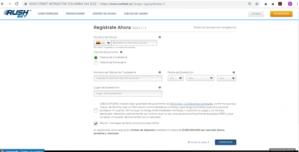 Crear una cuenta de usuario