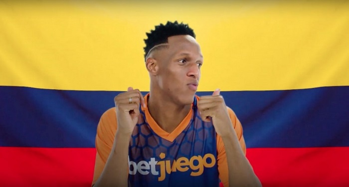 Yerry Mina betjuego youtube