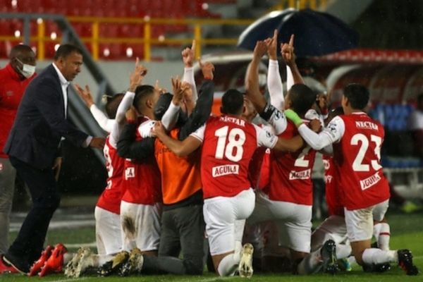 Fotografía jornada 20 de la liga colombiana santa fe