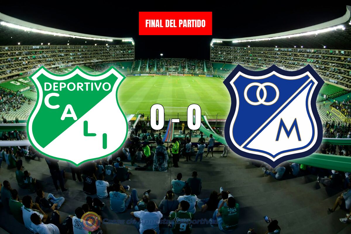 Deportivo Cali 0 – 0 Millonarios – Un empate que deja sabor a poco