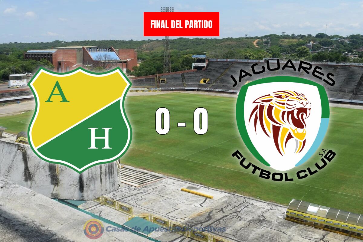 Huila 0 – 0 Jaguares – No hubo goles, pero hubo intensidad