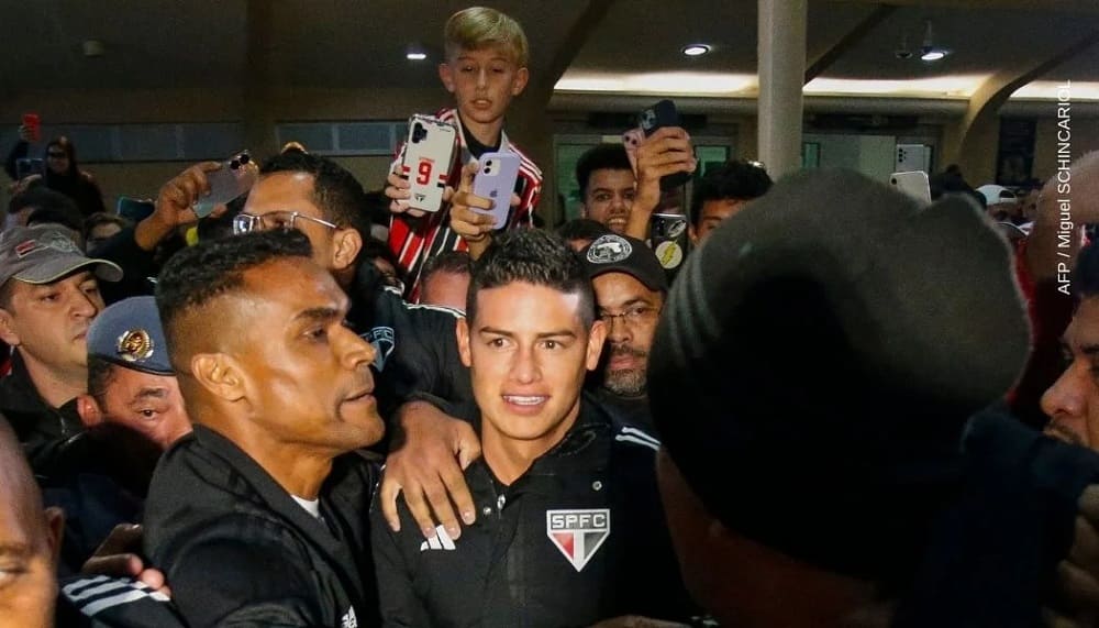 James Rodríguez jugará en Brasil