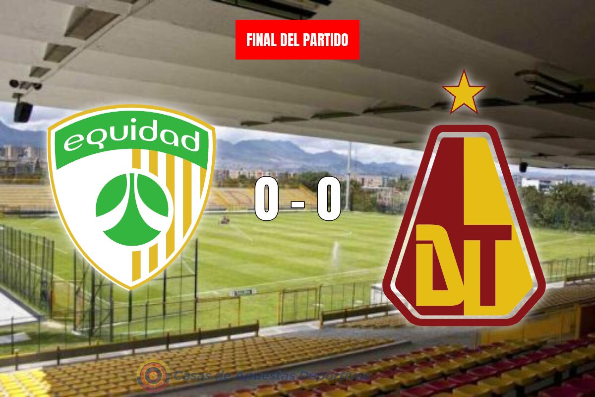 La Equidad 0 – 0 Deportes Tolima: Empate con porteros de protagonistas