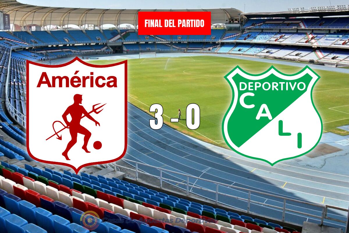 America de Cali vs Deportivo Cali – El America de Cali vence en el duelo caleño