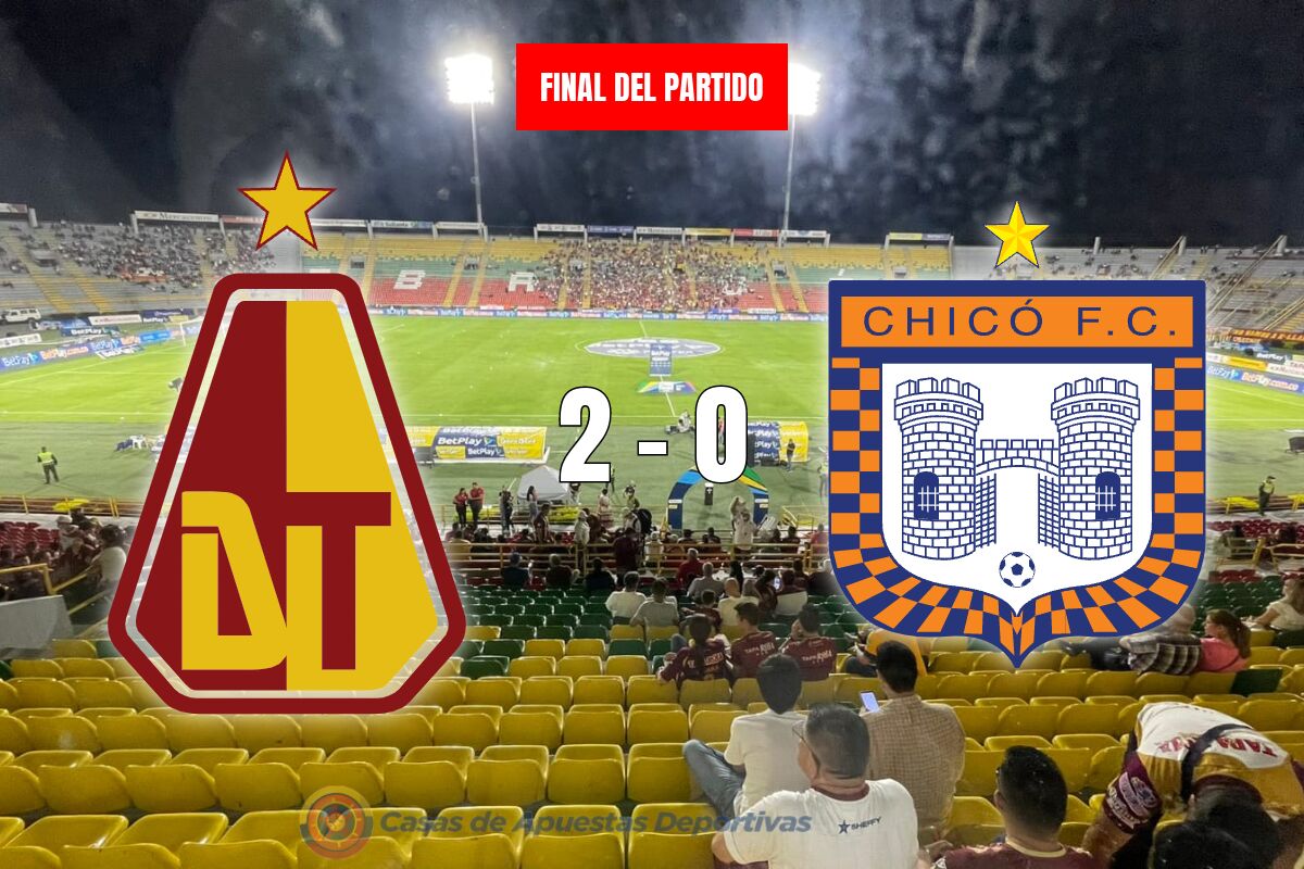 Tolima 2-0 Boyacá Chicó – ‘Los pijaos’ ganan cuatro en fila y están entre los mejores ocho