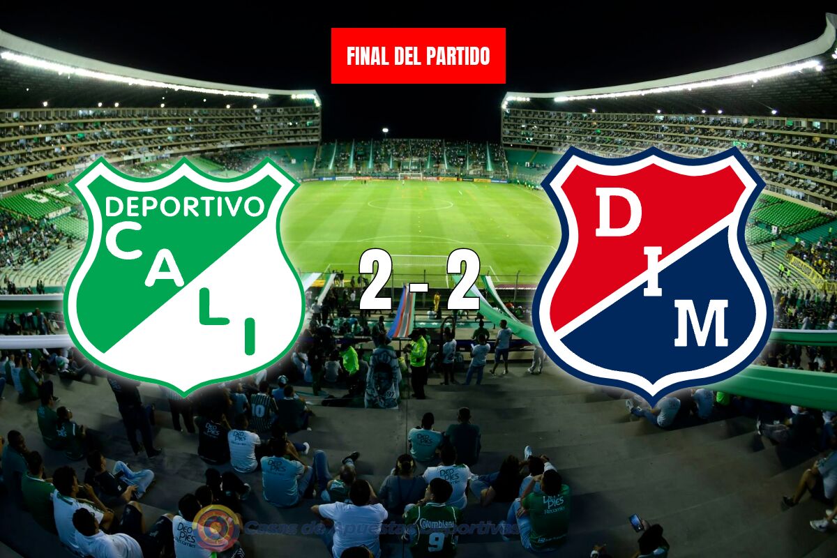 Deportivo Cali 2-2 Independiente Medellín – Empate espectacular