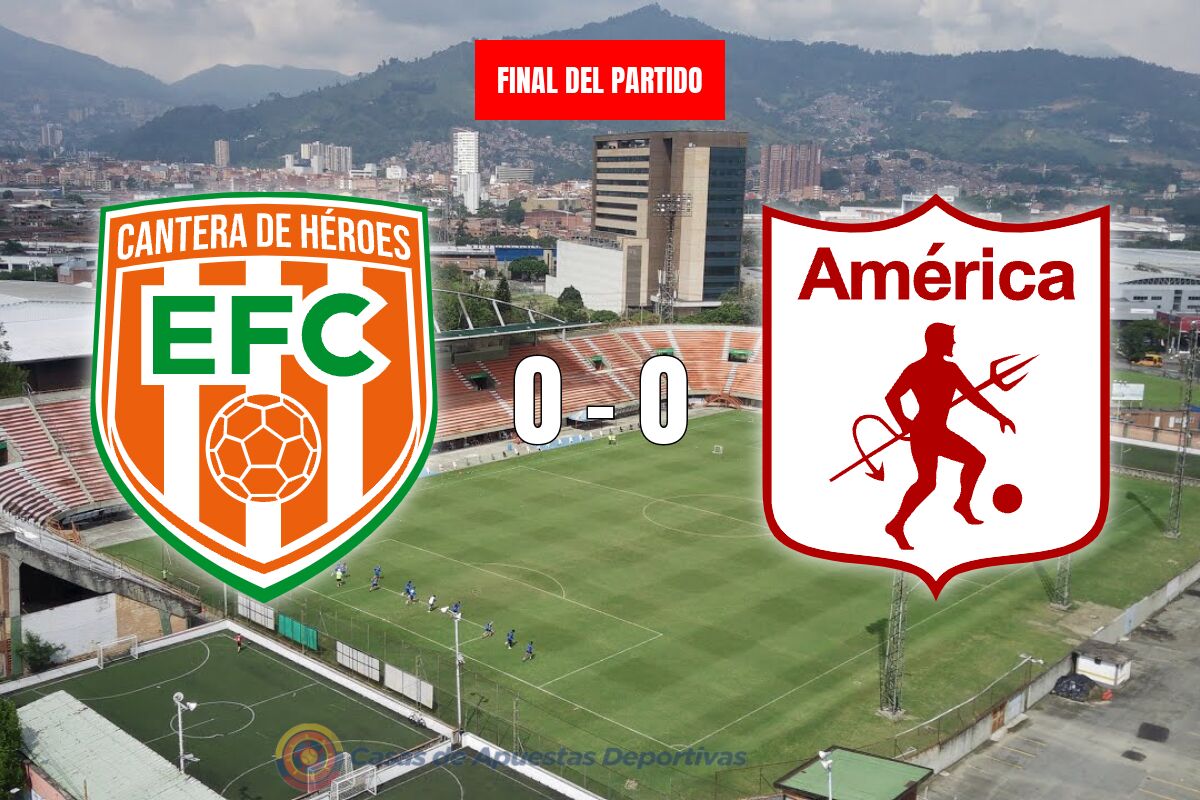 Envigado 0-0 América de Cali – ‘El Rojo’ se complica ante el último de la tabla