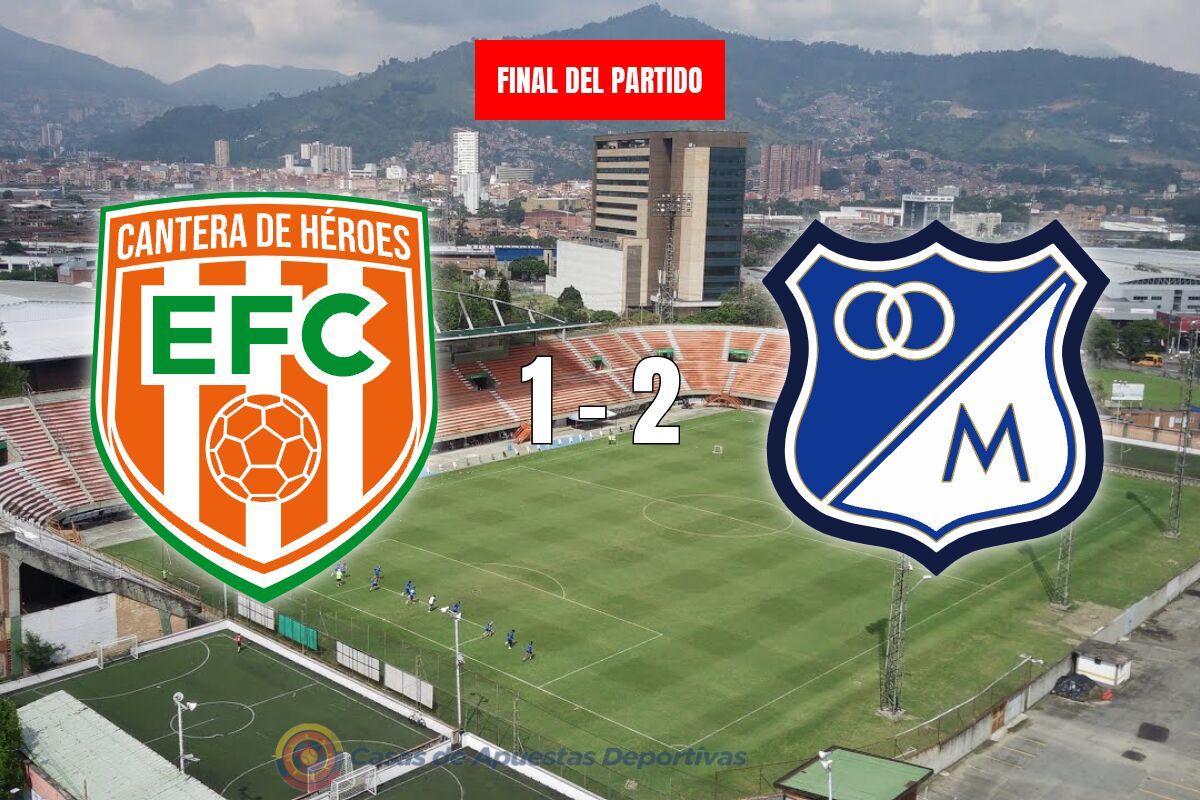 Envigado 1-2 Millonarios – Remontada memorable a domicilio