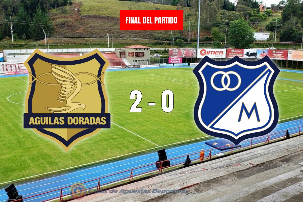 Rionegro Águilas vs Millonarios – Águilas Vuela Alto en victoria doméstica