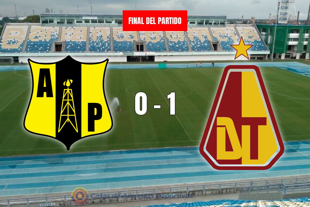 Alianza Petrolera vs Deportes Tolima – Deportes Tolima gana a pesar de estar con un jugador menos