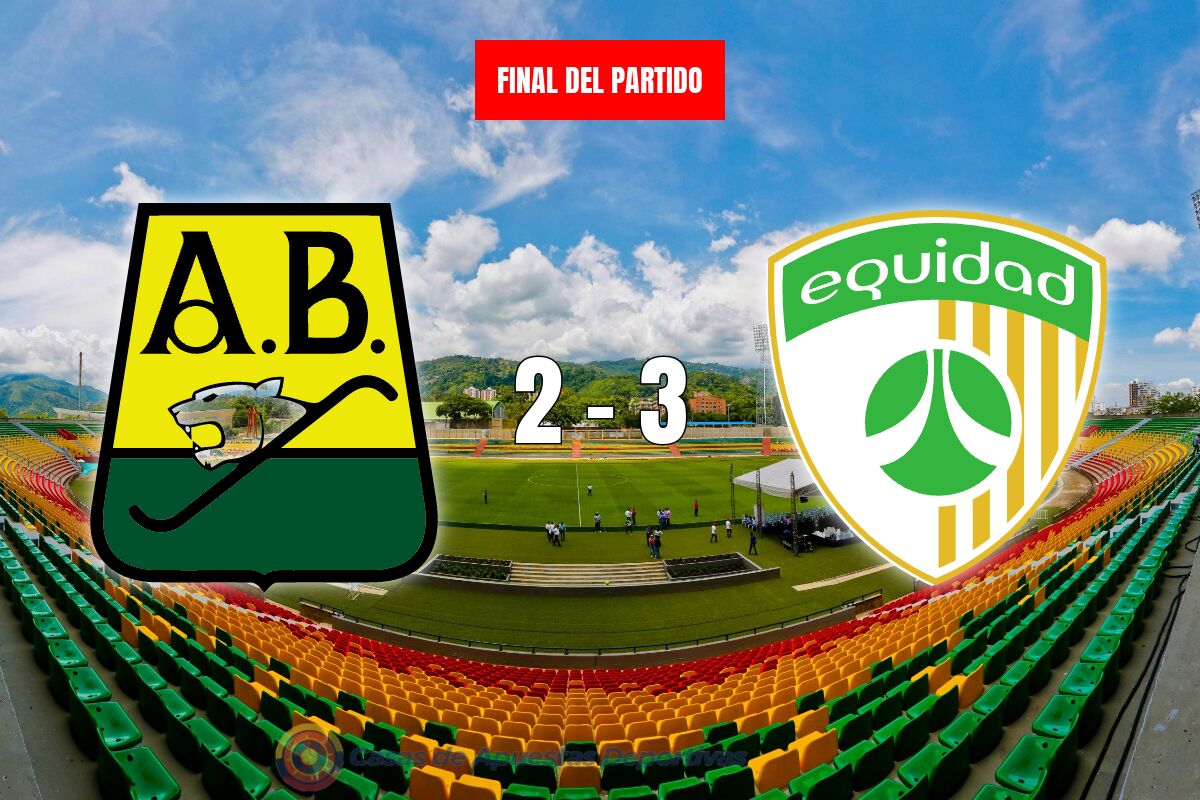 Bucaramanga pierde en casa 2-3 ante La Equidad y queda eliminado