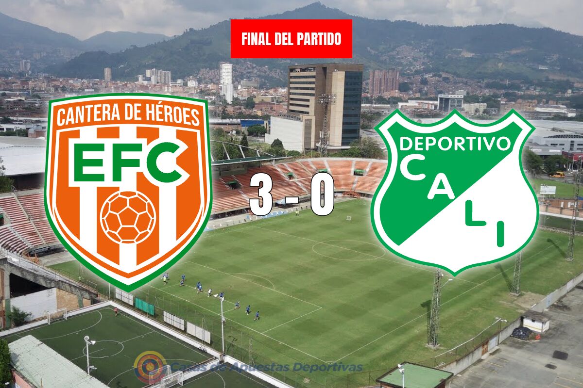 Envigado propina dura zancadilla a Deportivo Cali con goleada incluida