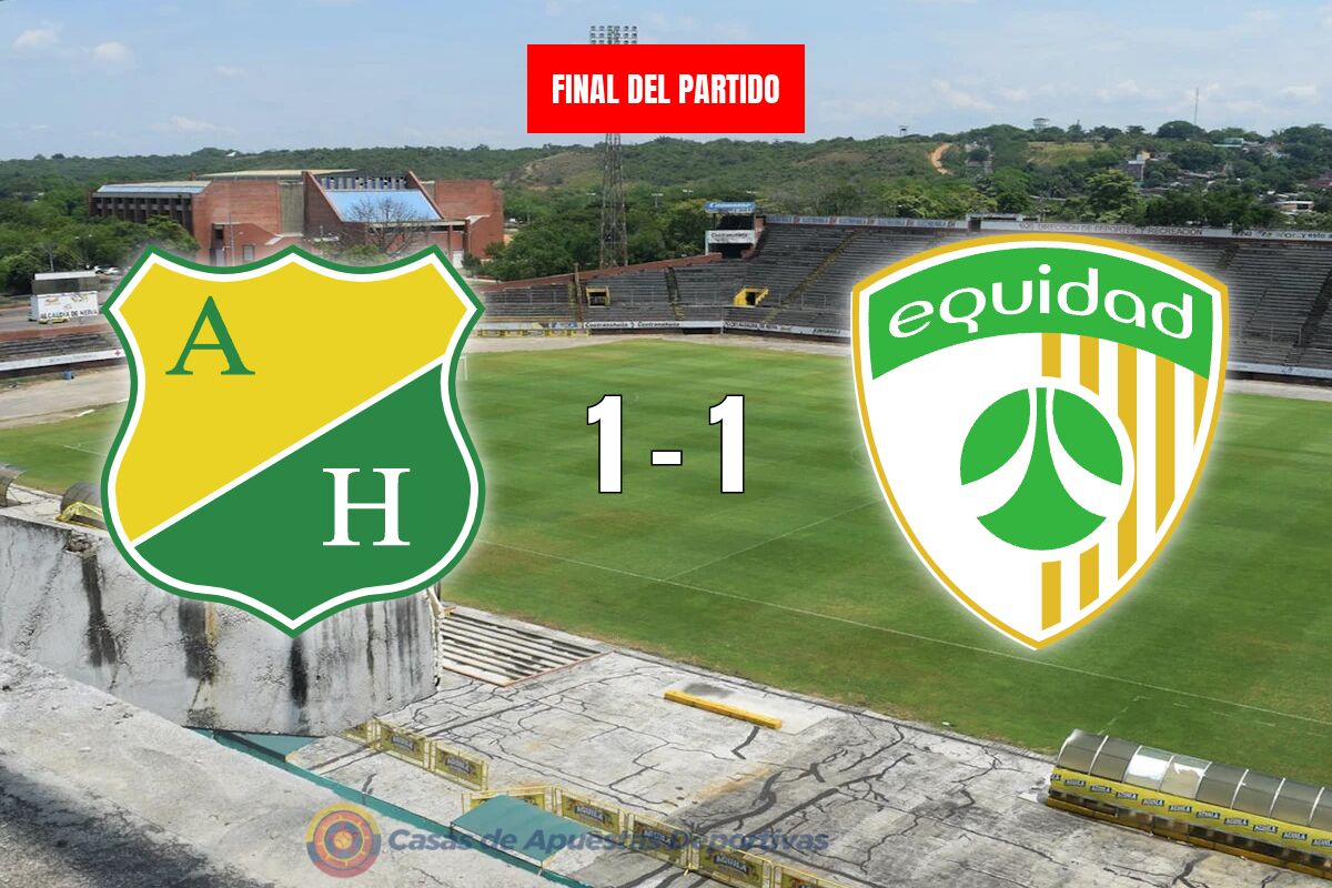 Huila vs La Equidad – empate en la batalla de los iguales