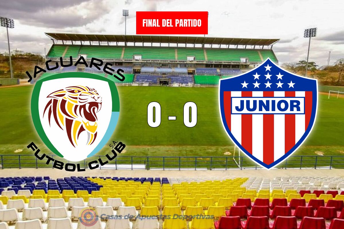 Jaguares vs Junior: Empate sin goles en el Jaraguay