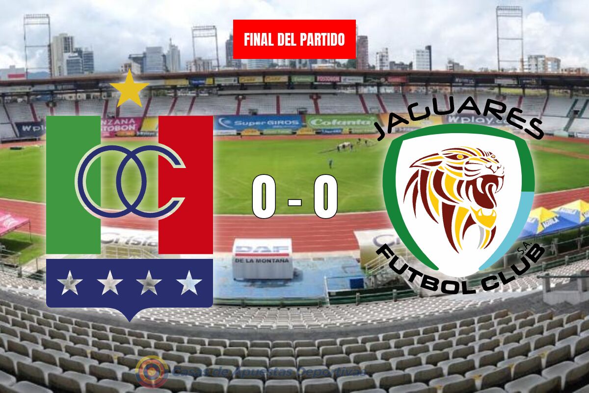 Once Caldas 0-0 Jaguares – Un resultado que castiga a ambos equipos