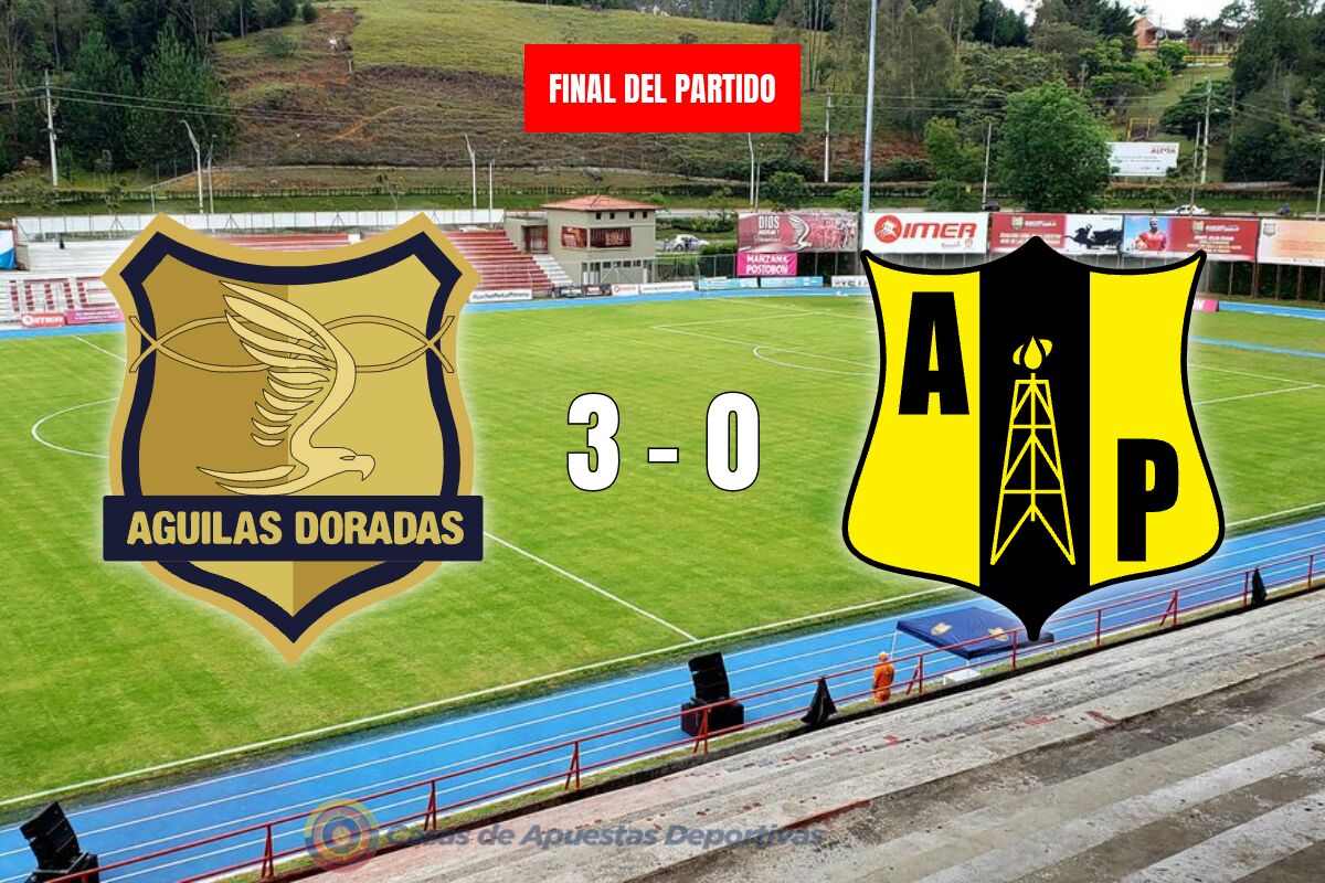 Águilas Doradas 3-0 Alianza Petrolera – Contundente victoria reafirma liderato de los antioqueños