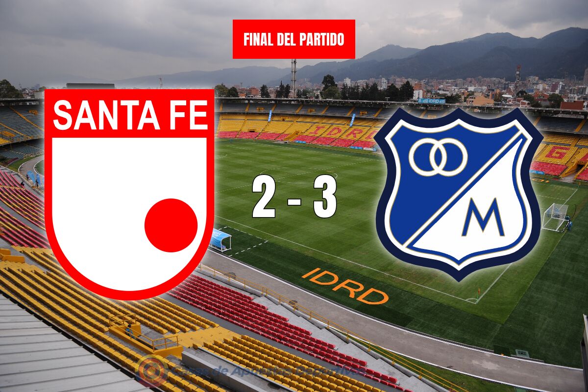 Santa Fe vs Millonarios – Partida acalorada en El Campín