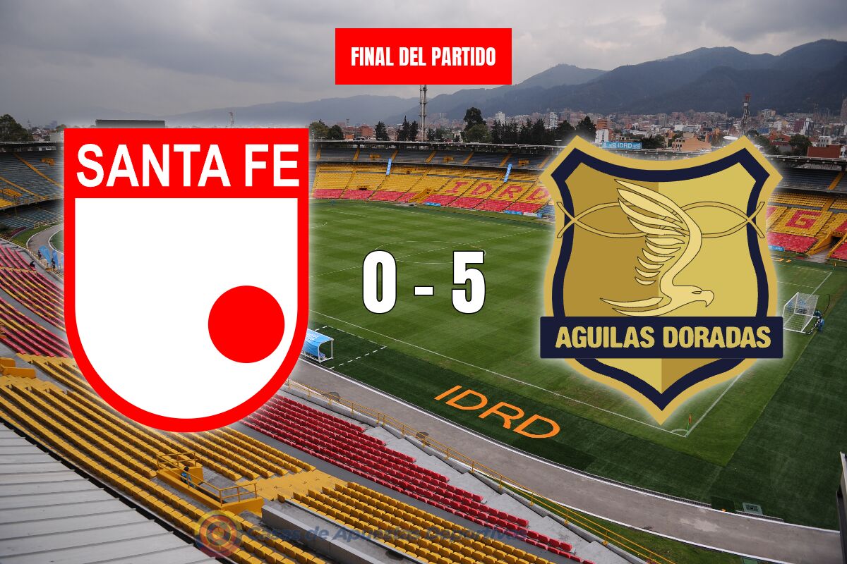 Santa Fe vs Rionegro Aguilas – Baño de goles en El Campín