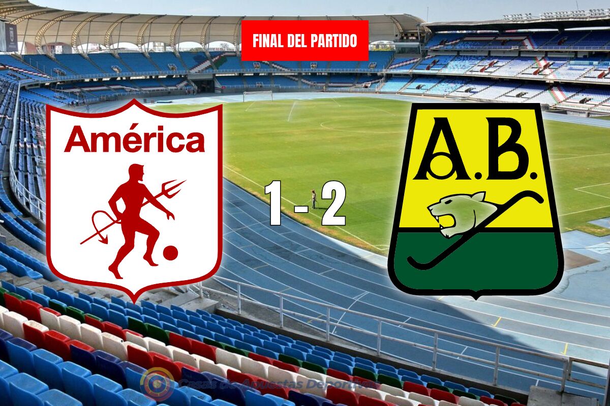 América de Cali cae en casa 1-2 ante Bucaramanga y cede los ‘puntos invisibles’