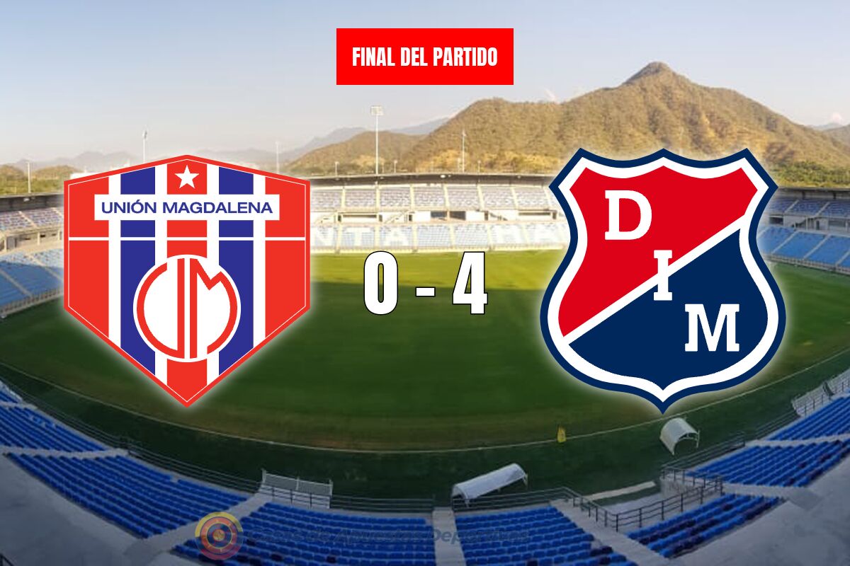 Medellín golea 0-4 a Unión Magdalena y será cabeza de serie