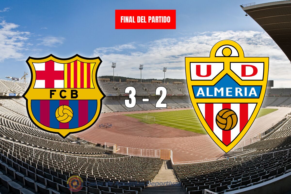 Barcelona vs Almeria: un choque trepidante hasta el final