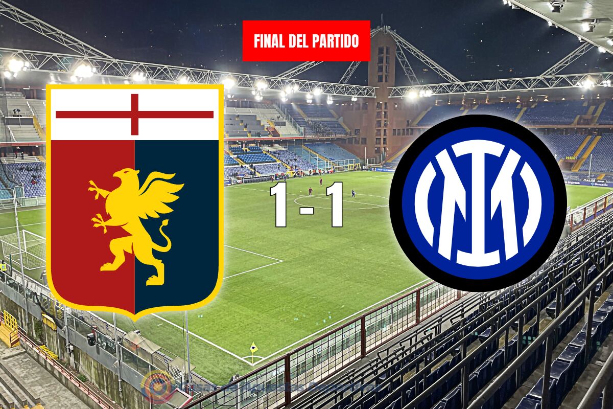 Genoa vs Inter: empate en el Ferraris deja a ambos equipos con racha sin derrotas