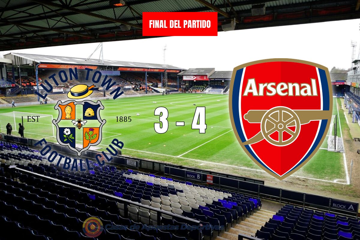 Luton vs Arsenal – Victoria agónica en un espectáculo de siete goles