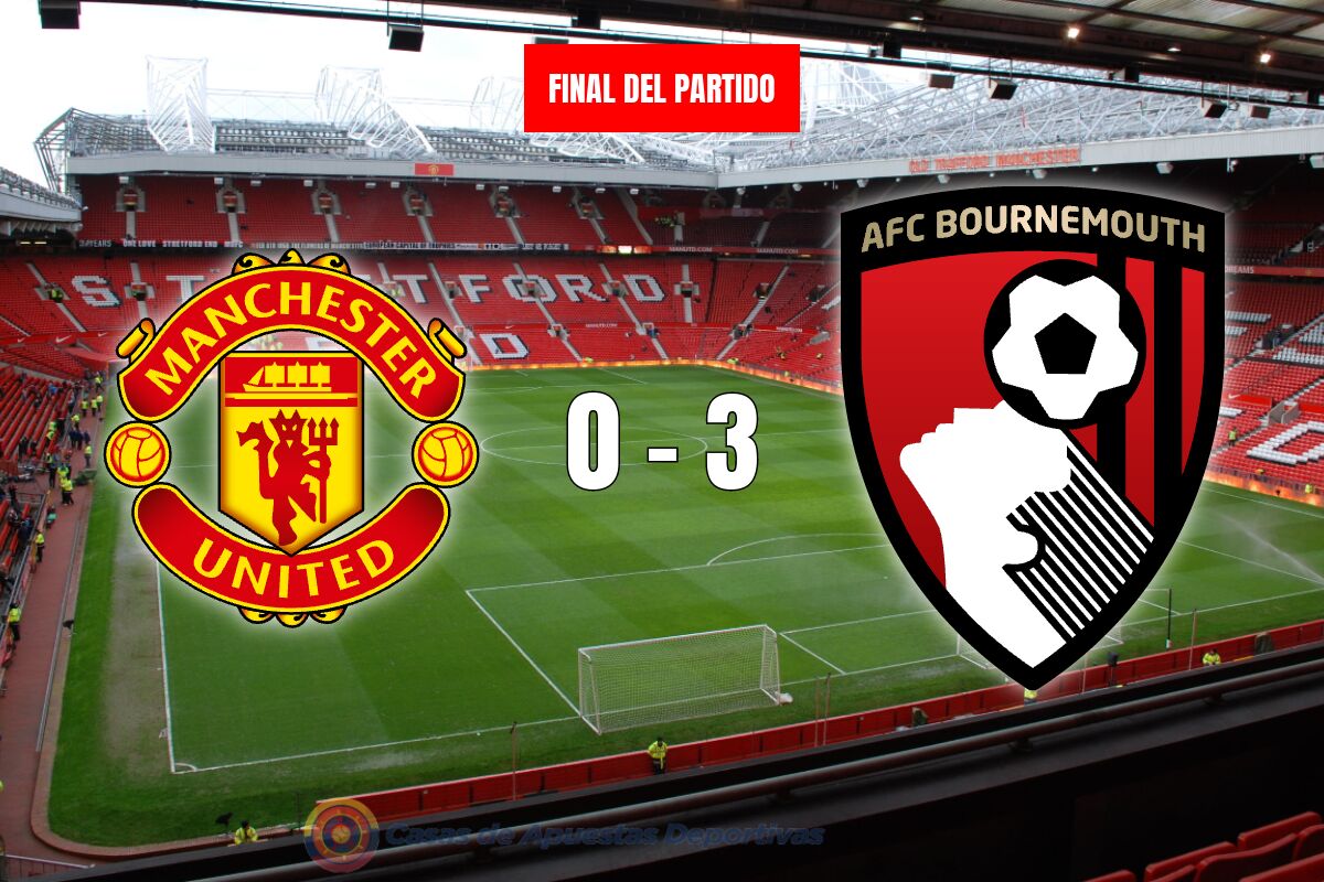 Pesadilla en Old Trafford: Manchester United 0-3 Bournemouth