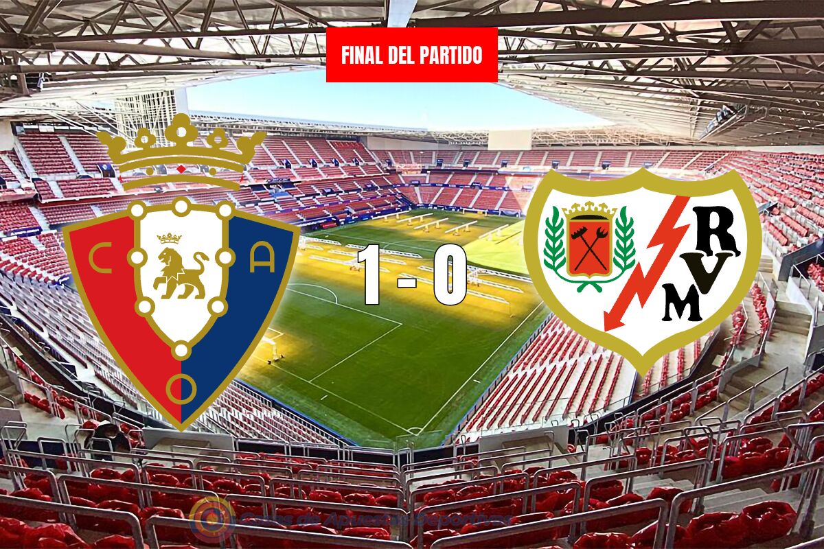 Osasuna 1-0 Rayo Vallecano – Victoria de último minuto