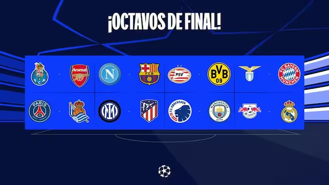 Sorteo octavos de final Champions 2023/24: conoce las llaves