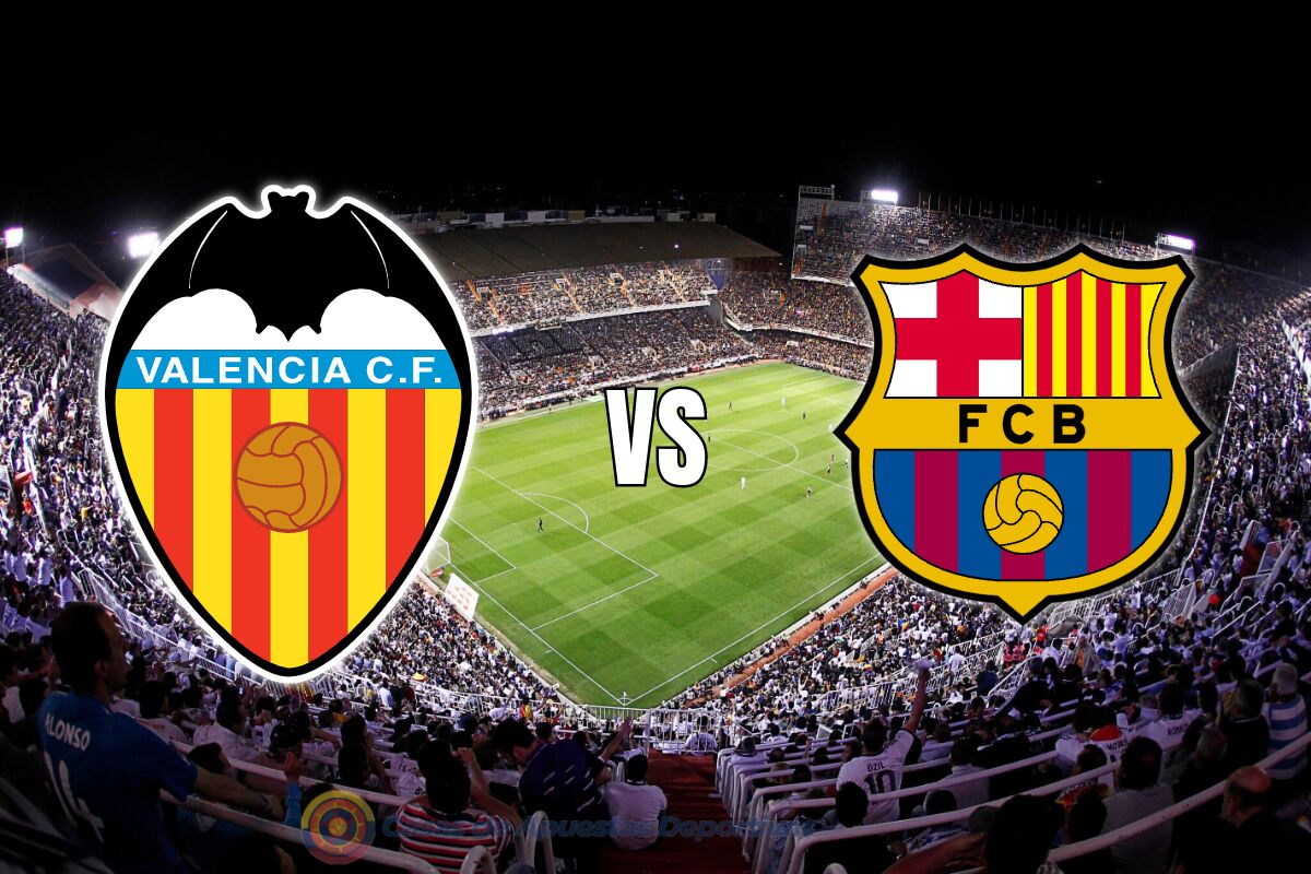 Valencia vs Barcelona:un duelo bajo la luna de Mestalla