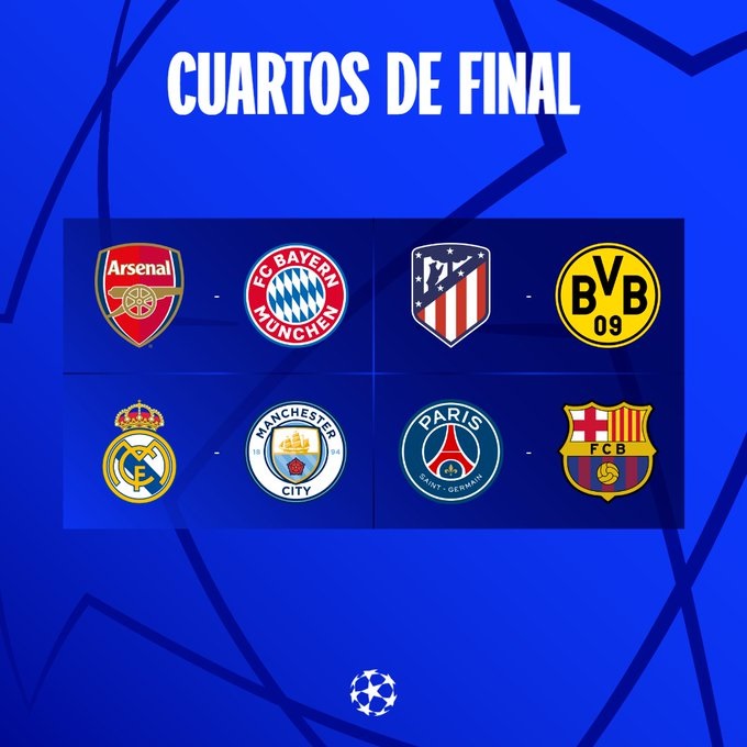 Apuestas en las llaves Champions League cuartos de final 2024
